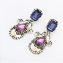 Artificial Drop Design Jewelry Colorful Gemstone Jewelry earrings